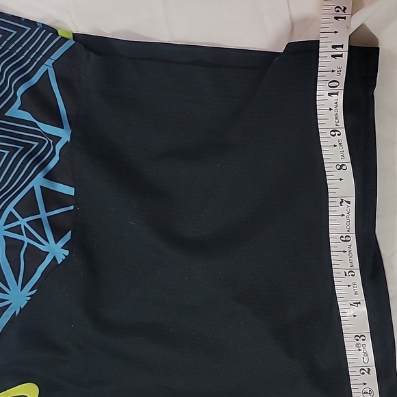 KD Nike Durant Therma-Fit Blue Black Volt Men's Shorts Dri Fit Size Large - Picture 4 of 10